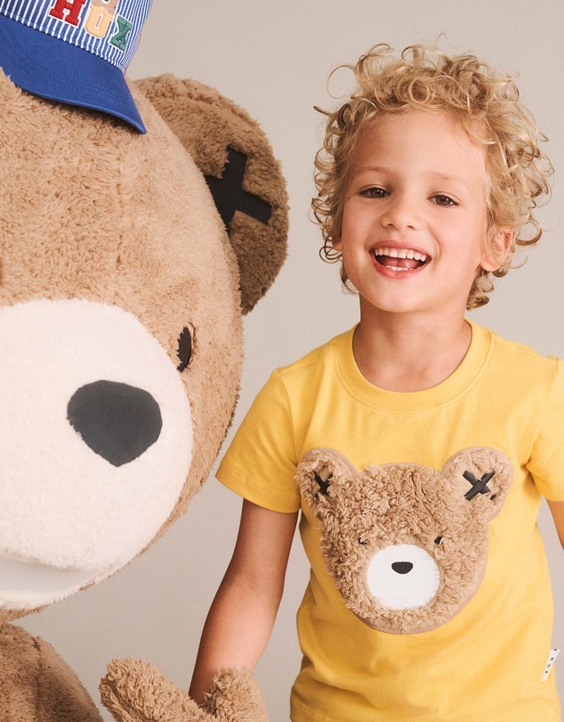 Huxbaby - Furry Huxbear Tee - Babies-Kids