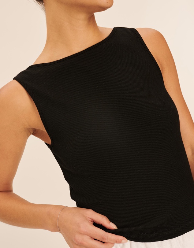 AERE - Cotton Boat Neck Tank