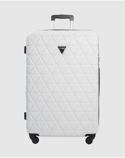 JETT BLACK - Iceberg White Paragon Extra Large Suitcase