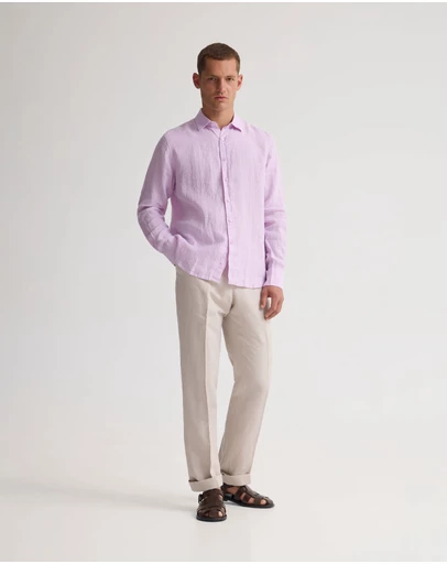 Oxford - Cooper Organic Linen Shirt Long Sleeve