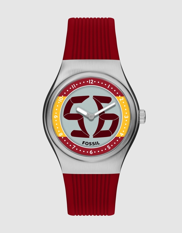 Fossil - Archival Big Tic Red Analogue-Digital Watch
