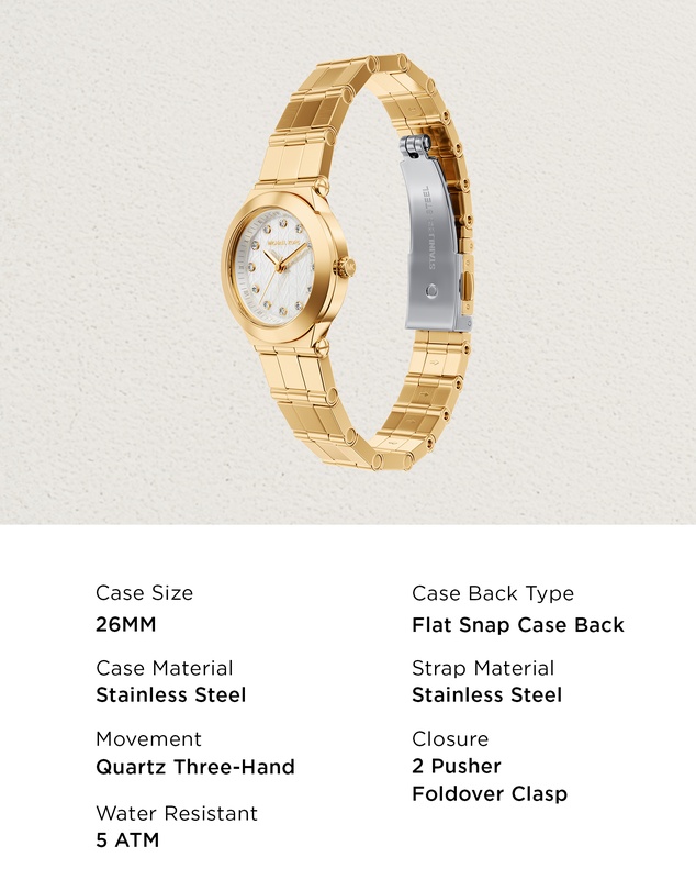 Michael Kors - Billie Gold Tone Analogue Watch