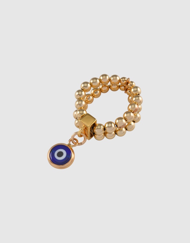 Von Treskow - 2-Strand Evil Eye Stretchy Ring