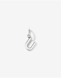 Michael Hill - Letter U Initial Pendant in Sterling Silver