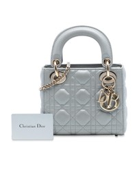 Pre-Loved by Azura Reborn - Pre-Loved Mini Lambskin Cannage Lady Dior
