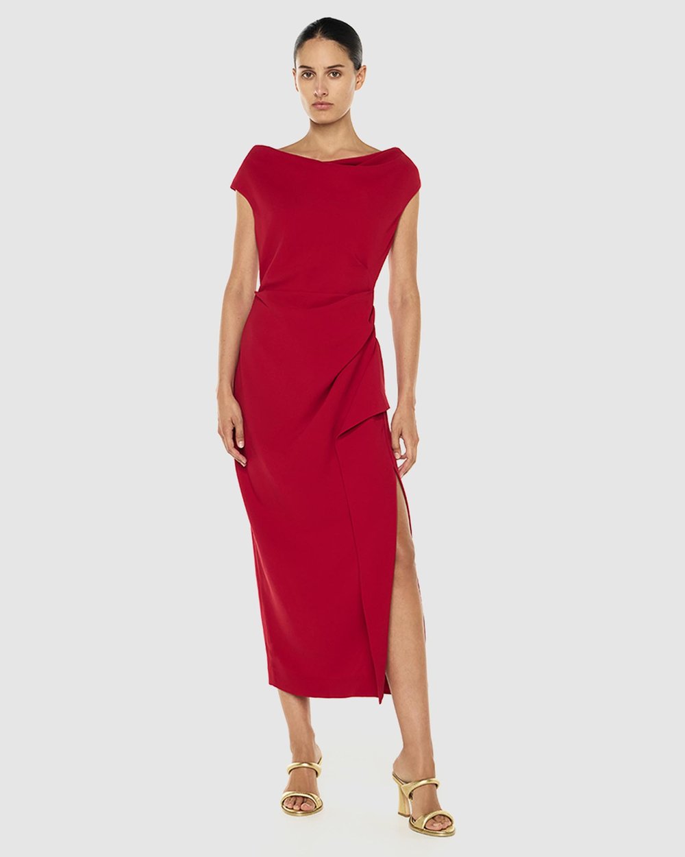 strapless open back dress Manning Cartell Provence Dress