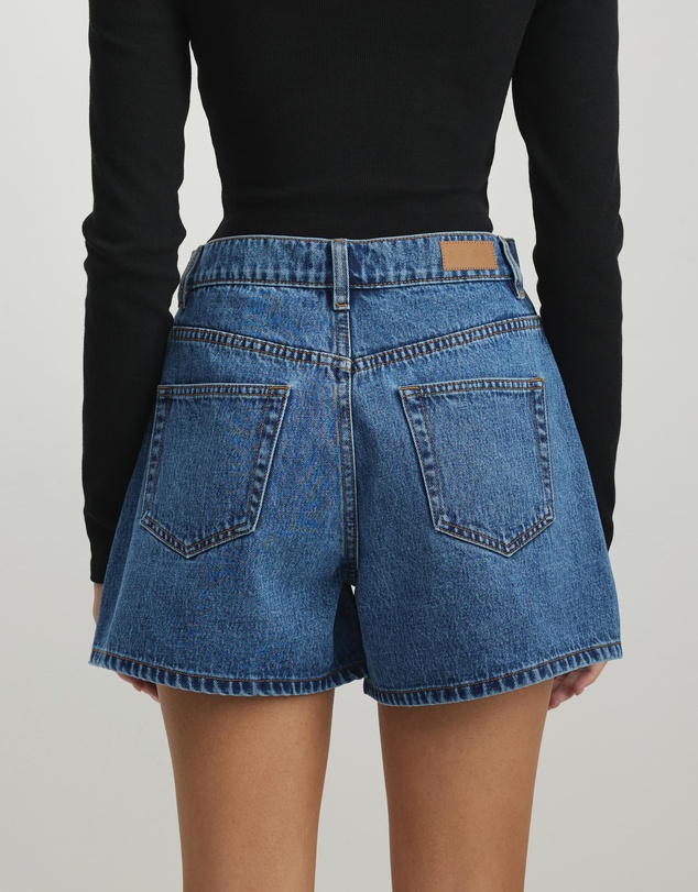 AERE - Mia Classic Denim Shorts