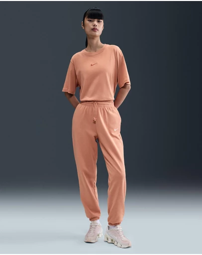 Nike - Sportswear Phoenix Fleece High-Waisted Oversized French Terry Tracksuit Pants