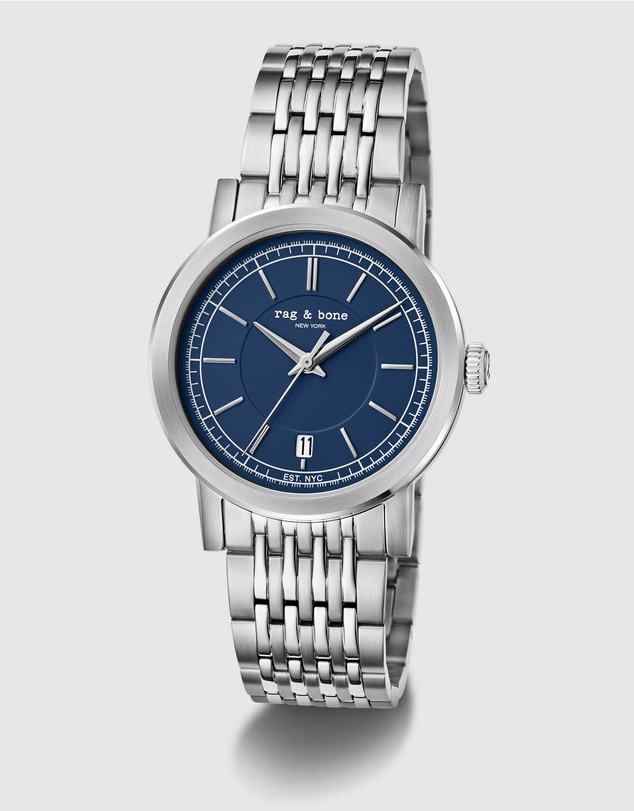 rag & bone - Reign Classic Blue Dial Mens Watch