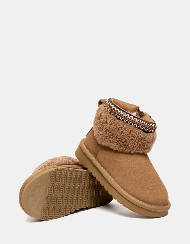 EVERAU - Australian Shepherd Ugg Brunel Kids Cow Suede Upper UGG Boots
