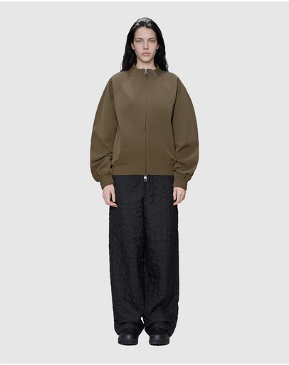 RAINS - Women's Tech Woven Bomber Jacket Splinter