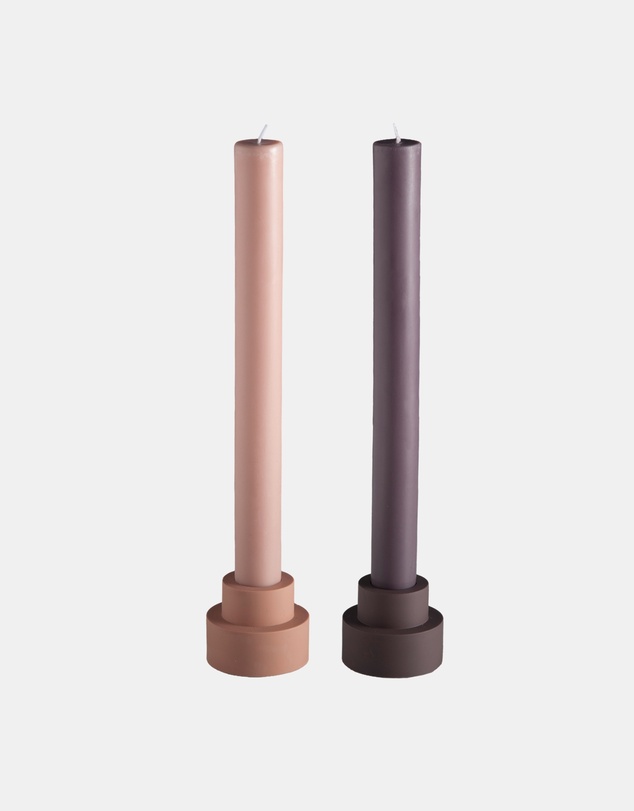 porter green - flipp sml silicone unbreakable candle holder set