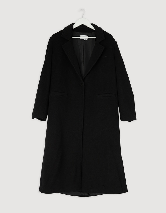 Revibe - Repaired Minima Esenciales Myra Wool Blend Coat - AU 12
