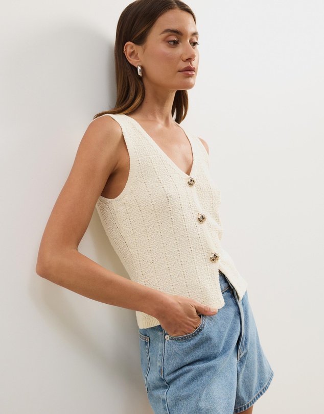 Atmos&Here - Tia Sleeveless Knit Vest