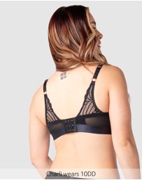 Hotmilk Maternity Lingerie - Warrior 2.0 Plunge Nursing Bra - Flexiwire