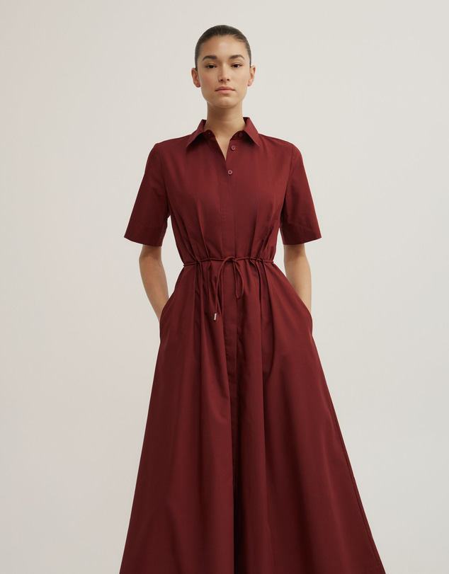 Witchery - Drawstring Shirt Midi Dress