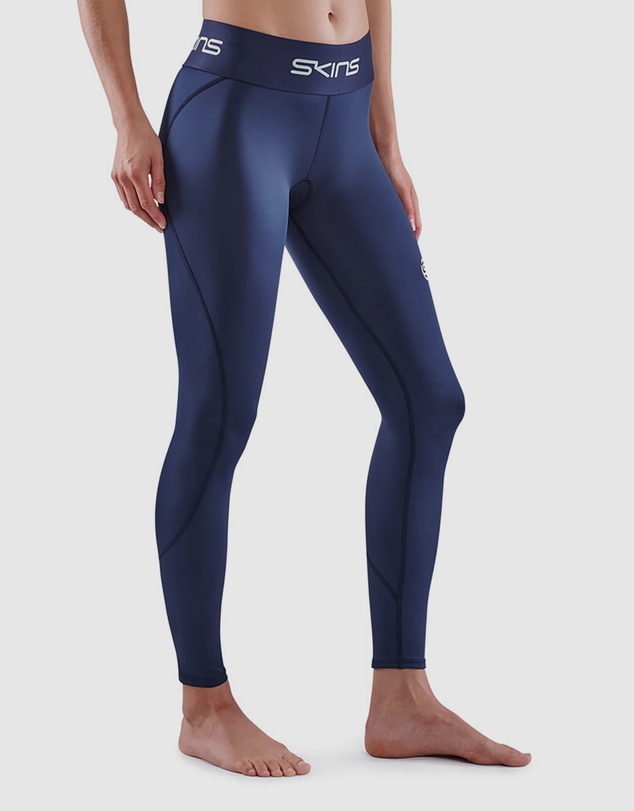 SKINS - SKINS Compression Women's Series-1 Activewear 7/8 Long Tight Navy Blue