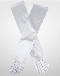 DENTS - Long Above Elbow Satin Gloves