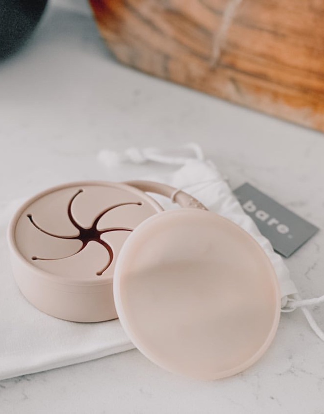 Bare The Label - Collapsible Silicone Snackie Cup
