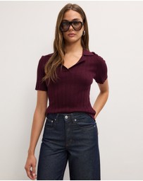 The Fated - Miles Collared Knit Top