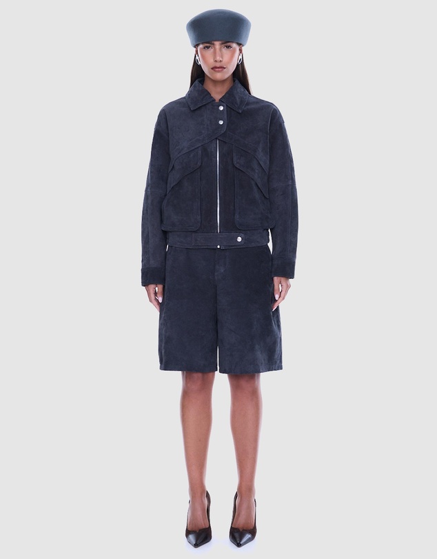 ENA PELLY - Emma Utility Suede Jacket