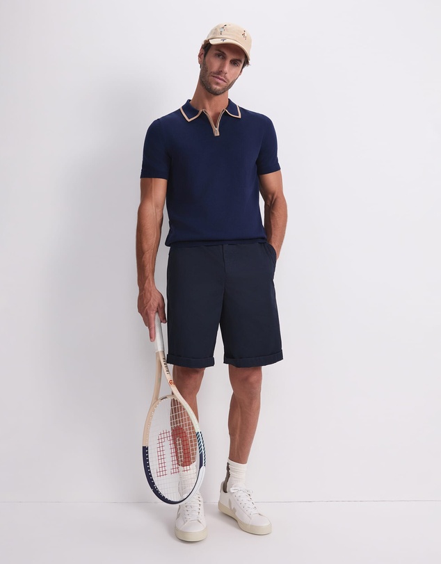 Sportscraft - Brookes 1/4 Zip Knit Polo