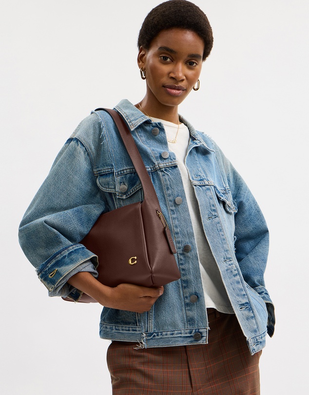 Coach - Polished Pebble Leather Lola Shoulder Bag