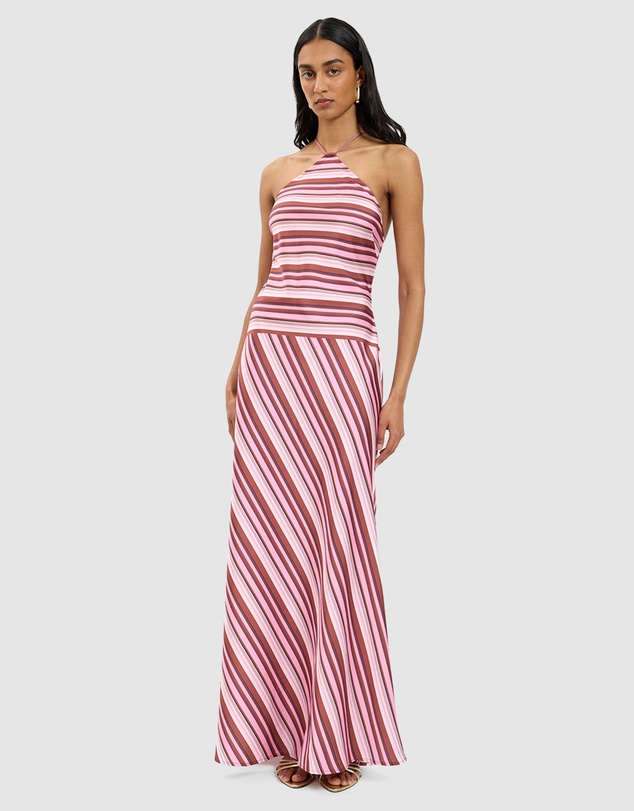 With Harper Lu - Halter Maxi Dress