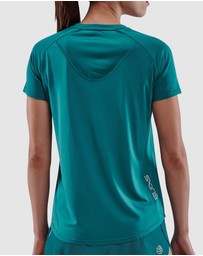 SKINS - SKINS Compression Series-3 Women's SS Top Teal Activewear