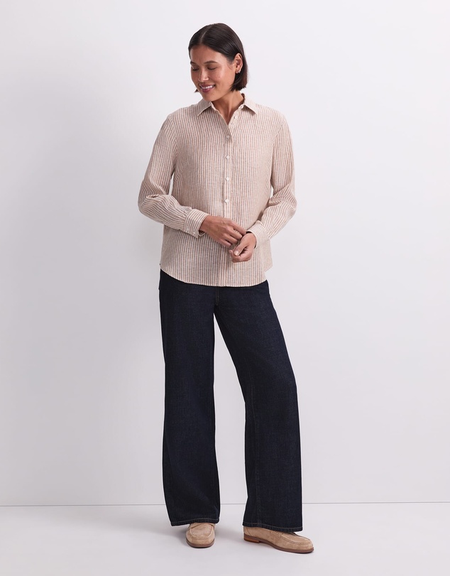 Sportscraft - Dahlia Stripe Linen Shirt