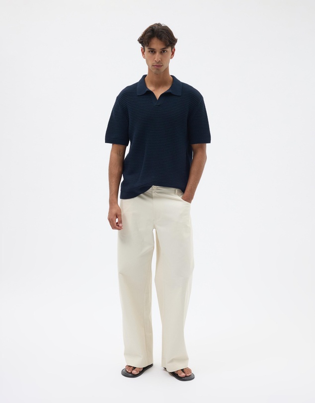 AERE - Resort Organic Cotton Knitted Polo