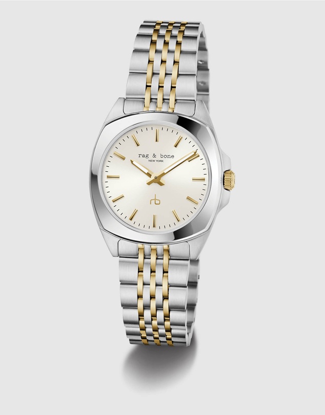 rag & bone - Rag & Bone Bleeker Two-Tone Analogue Watch