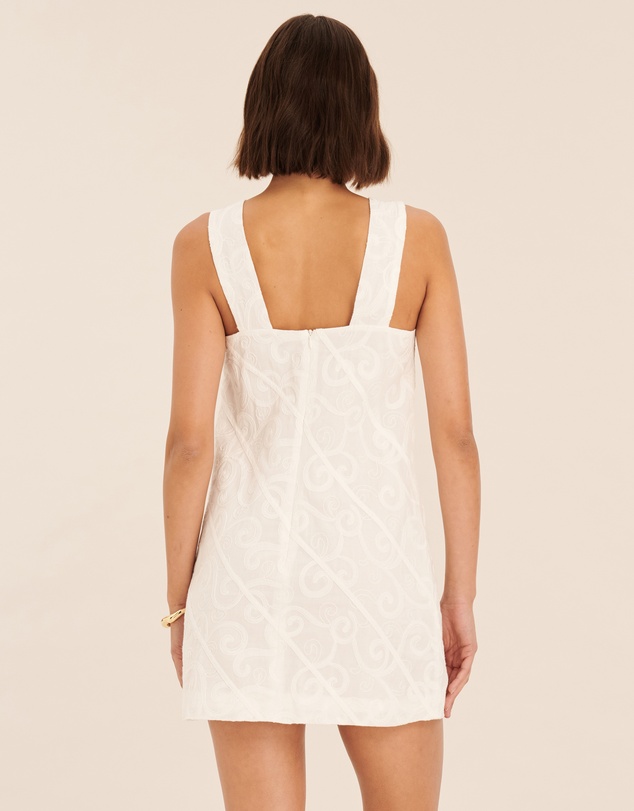 AERE - Bella Broderie Mini Dress