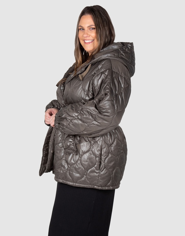 Love Your Wardrobe - Blake Belt Quilted Jacket