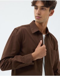 AERE - Brushed Cotton Overshirt