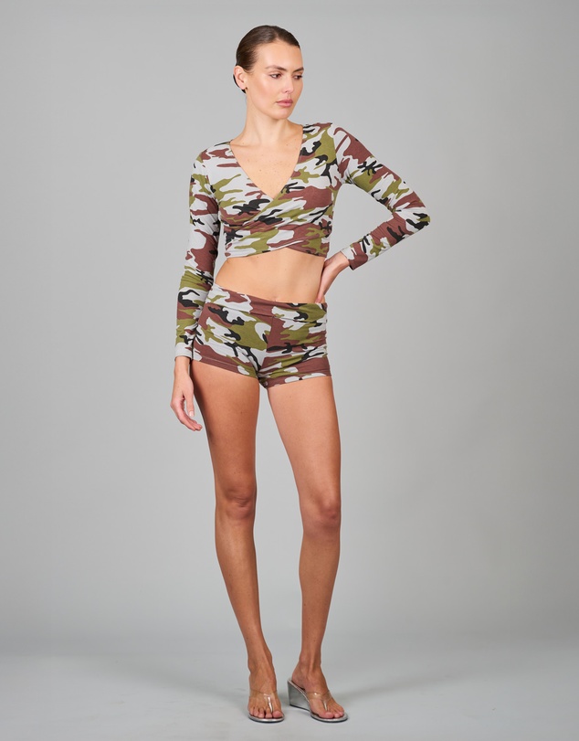 Love and Nostalgia - Love Is A Battlefield Cross Front Top