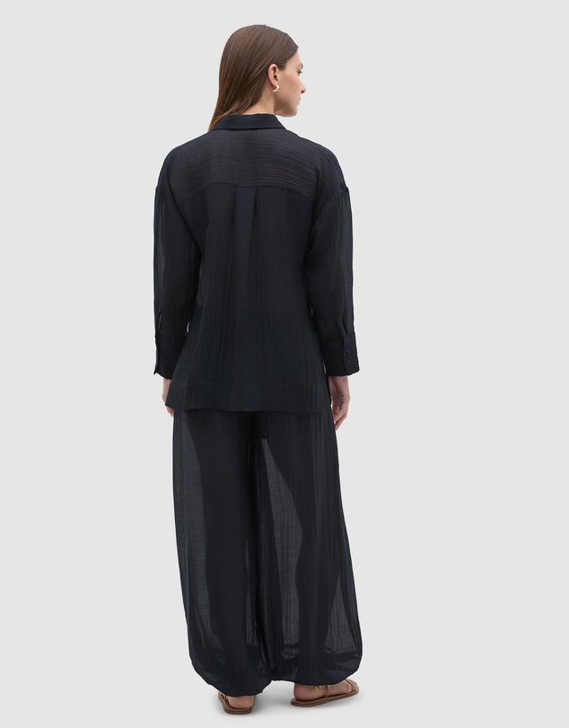 Seed Heritage - Semi Sheer Crinkle Popover