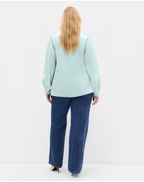 City Chic - Lorena Long Sleeve Top
