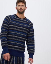 Surrounded By Ghosts - The Sonolite Embroided Knit Sweatshirt