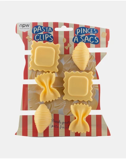 NPW - Pasta Bag Clips Italian Summer Set of 6