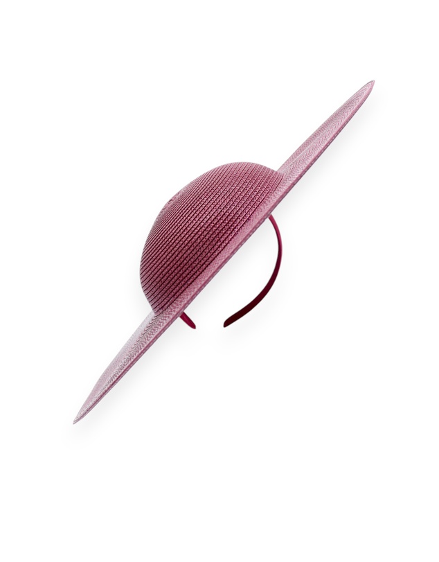 Morgan & Taylor - Mona Racewear Plate Hat in Burgundy Red