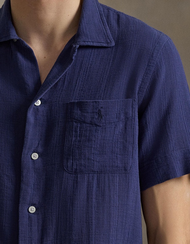Polo Ralph Lauren - Classic Fit Basket-Weave Camp Shirt