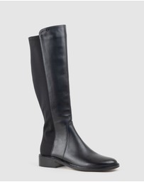 Edward Meller - VALOR30 Knee High Stretch Back Boot