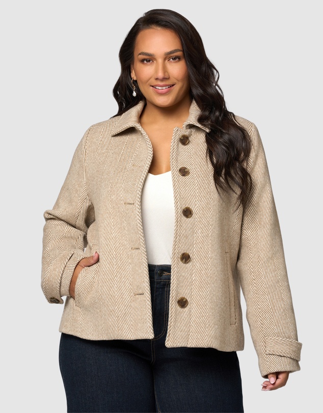 Something 4 Olivia - Masie Crop Coat