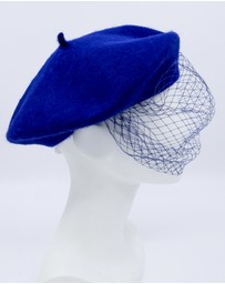 FORD MILLINERY - NIKKI Beret with veil
