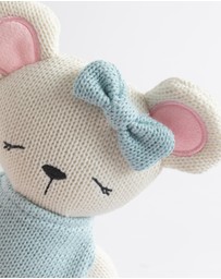 Living Textiles - Knitted Animal Toy- Molly the Mouse