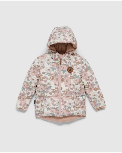 Crywolf - REVERSIBLE ECO-PUFFER Daisy Floral