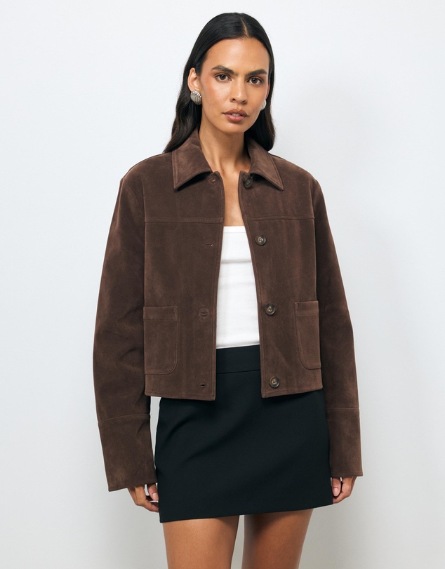 AERE - Anders Suede Look Jacket