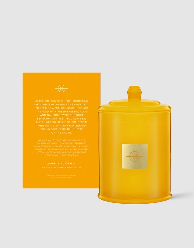 Glasshouse Fragrances - Desert Divine 380g Soy Candle