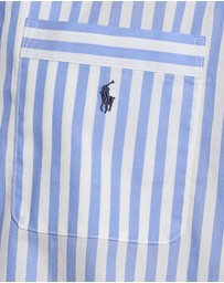 Polo Ralph Lauren - Shirting Stripes Cotton Long Sleeve Button Down Pyjama Set